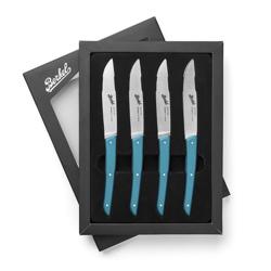 (4 pezzi) BERKEL | Coltello da bistecca - Blu petrolio - Lama: 110mm
