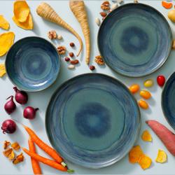 (6 Pièces) MIAMI - Assiette - Creuse - Ø 160 mm - Vert