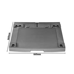 ELECTROLUX | Washer Dryer Stacking Kit – myPRO - Pull-Out Shelf - Stainless Steel - 660x660x90 mm