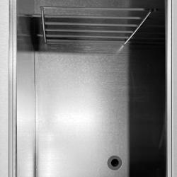 Commercial bottle cooler chest - stainless steel - 800 litres