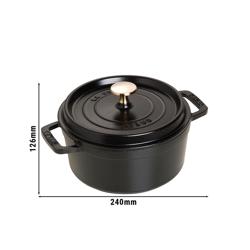 STAUB | LA COCOTTE - Kookpot - Ø 180mm - Gietijzer - Zwart