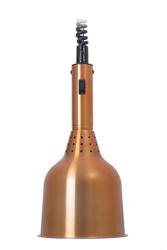 Para buffet - Lâmpada de aquecimento por infravermelhos Estilo retro - 250W - Ø180mm - altura ajustável - Cobre
