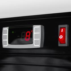 Frigo per bibite - 880 litri - con 2 porte scorrevoli in vetro e display pubblicitario