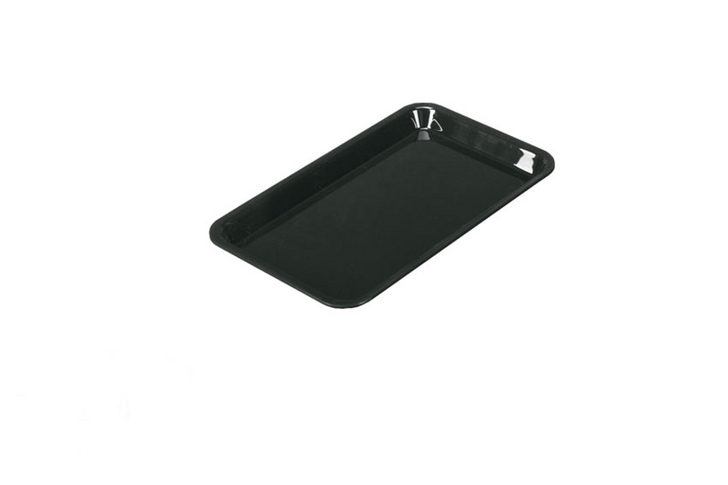 Dikdörtgen sunum tepsisi - GN 1/4 - 265x162x17mm - Siyah