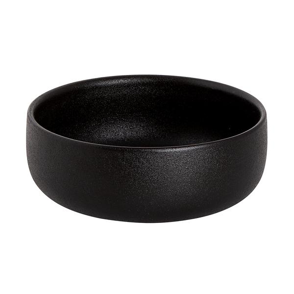 (6 pcs) Dessert Bowl - Universe - Maastricht - Porcelain - 650ml - round - Ø 140mm - Black