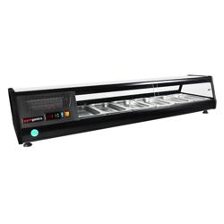 Vetrina tapas refrigerata PREMIUM - 1395x400mm - 6x GN 1/3