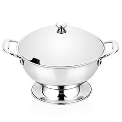 Lonac za juhu - Nehrđajući čelik - Ø 180 mm - Visina: 90 mm - uklj. poklopac