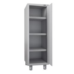 Armadio per stoviglie in acciaio inox ECO - 600x600mm - 1 porta a battente - Altezza: 1800mm