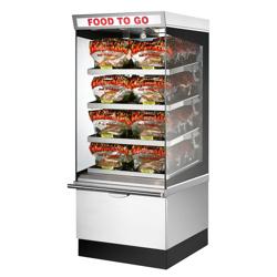 Balcão de aquecimento UBERT - 730x800mm - 4 prateleiras aquecidas