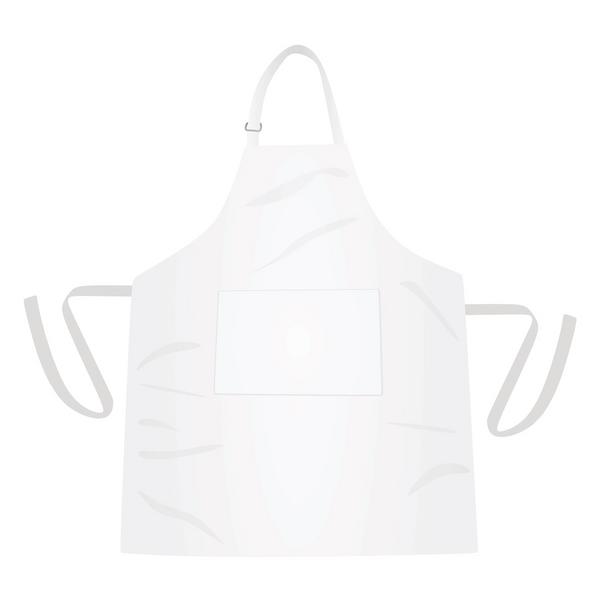 (5 pz) Grembiule Garçon - Unisex - Bianco - Corto - 67x84cm