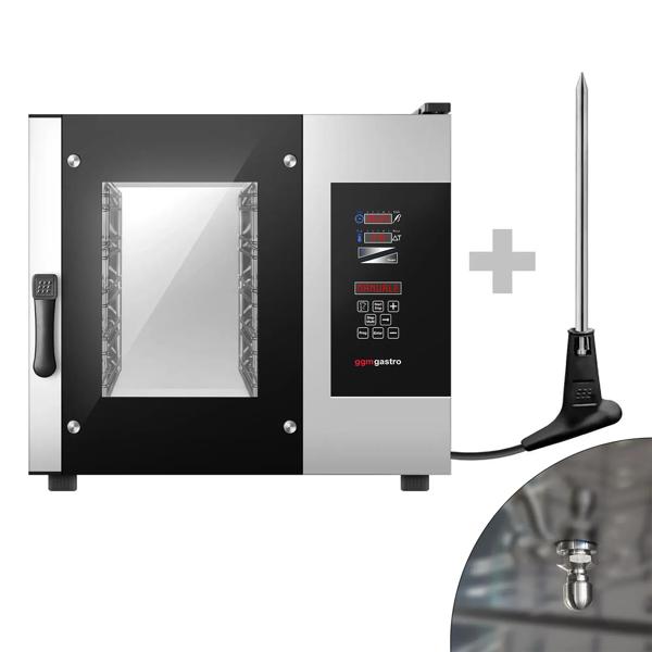 Commercial Combi Steamer - Digital - 5× GN 1/1 – 270°C – Self‑Cleaning