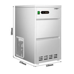 Eiswürfelbereiter - Hohlzylinder - 24 kg/ 24h - Wassergekühlt