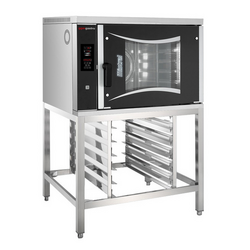 Bakkerij elektrische combisteamer - Digitaal - 6x EN 60x40 - incl. onderstel, bakplaathouder & wassysteem