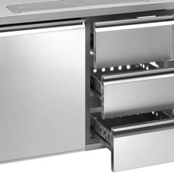 Barkoelkast PREMIUM PLUS - 1950x700mm - 1 deur & 3 laden