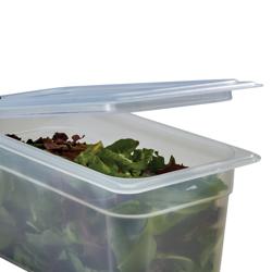 (6 db) CAMBRO | Camwear® polipropilén GN tartályok 1/4 - tejes - mélység 100 mm