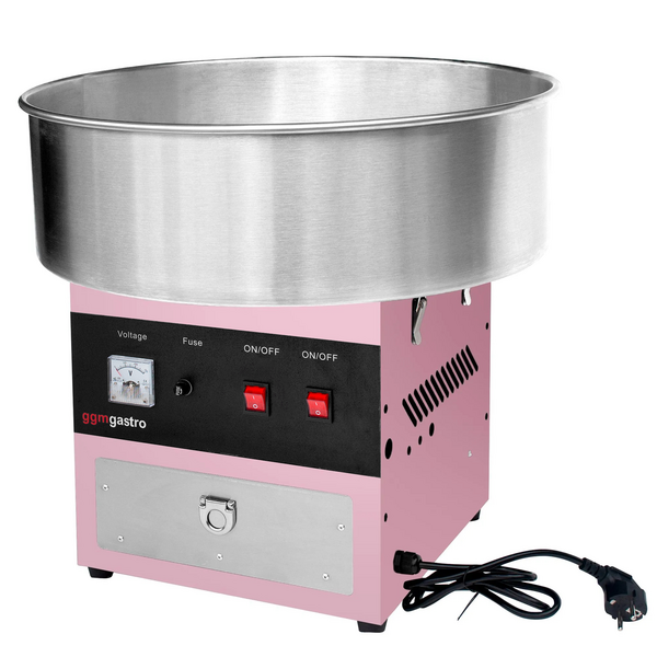 Suikerspinmachine - Ø 520mm - 950 Watt - Roze