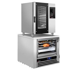 Elektrisch-Combisteamer - Touch - touchscreen - 10x GN 1/1 - incl. snelvriezer 5x GN 1/1