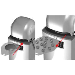 Bakkerij-broodjespers - 550W - Capaciteit: 1300Stuks/uur - Handmatig
