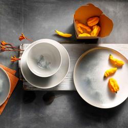 (6 pezzi) NORDIC - Ciotola - Ø 150mm - 900ml - Verde/Bianco