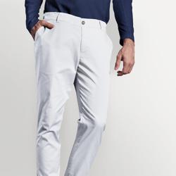 KARLOWSKY | Men’s 5‑Pocket Work Trousers Classic‑Stretch – White - Size 58 - Organic Cotton