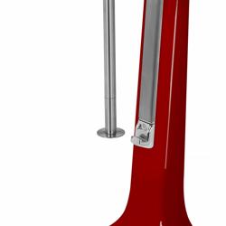 ROBAND | Spindle Milkshake & Drink Mixer – 710 ml stainless steel cup - 150 W - 2 speeds - red