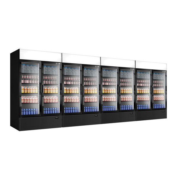 (4 piezas) Refrigerador de bebidas - 4192 litros (volumen neto) - NEGRO
