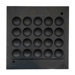 Placas de horno para gofres - forma: redonda