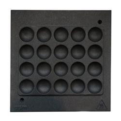 Backplatten für Waffeleisen WEERM2 - Form: Poffertjes