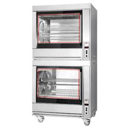 Électrique Rôtissoire à poulets Verticale Rotative - avec 14 paniers rotatifs pour jusqu’à jusqu’à 84 poulets - 20kW