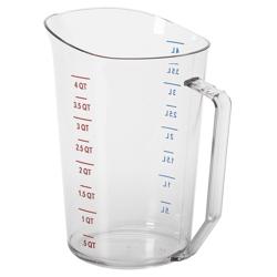CAMBRO | CAMWEAR® - كوب قياس من البولي كربونات بتدريج القياس - 4 لتر - شفاف