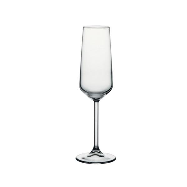 (6 sztuk) Kieliszek do szampana - ALLEGRA - 195 ml - przezroczysty