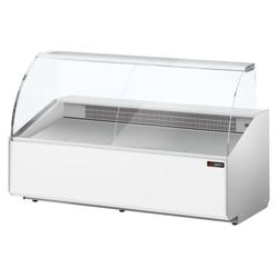 Koeltoonbank - 2506x979mm - 512 liter - front wit - rechte ruit