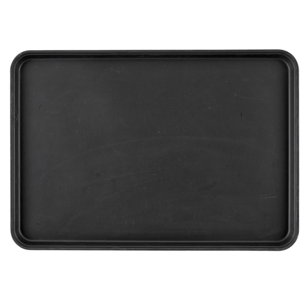(6 db) CAMBRO | CAMTREAD® - Üvegszálas tálca - téglalap alakú - 650x450mm - magas profil - fekete