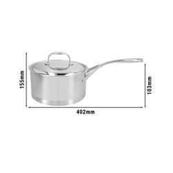 DEMEYERE| Atlantis 7 Saucepan – Ø 20 cm - 18/10 Stainless Steel - Induction Ready