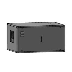 Geurfilterkast met motor - 4600m³ - met voor- & actiefkoolfilter - incl. beschermpaneel