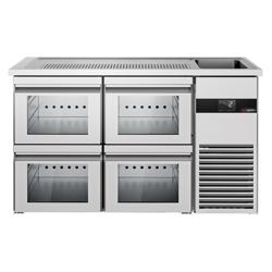 Direct Draw Beer Dispenser / Kegerator PREMIUM - 1550x700mm - 4 Drawers