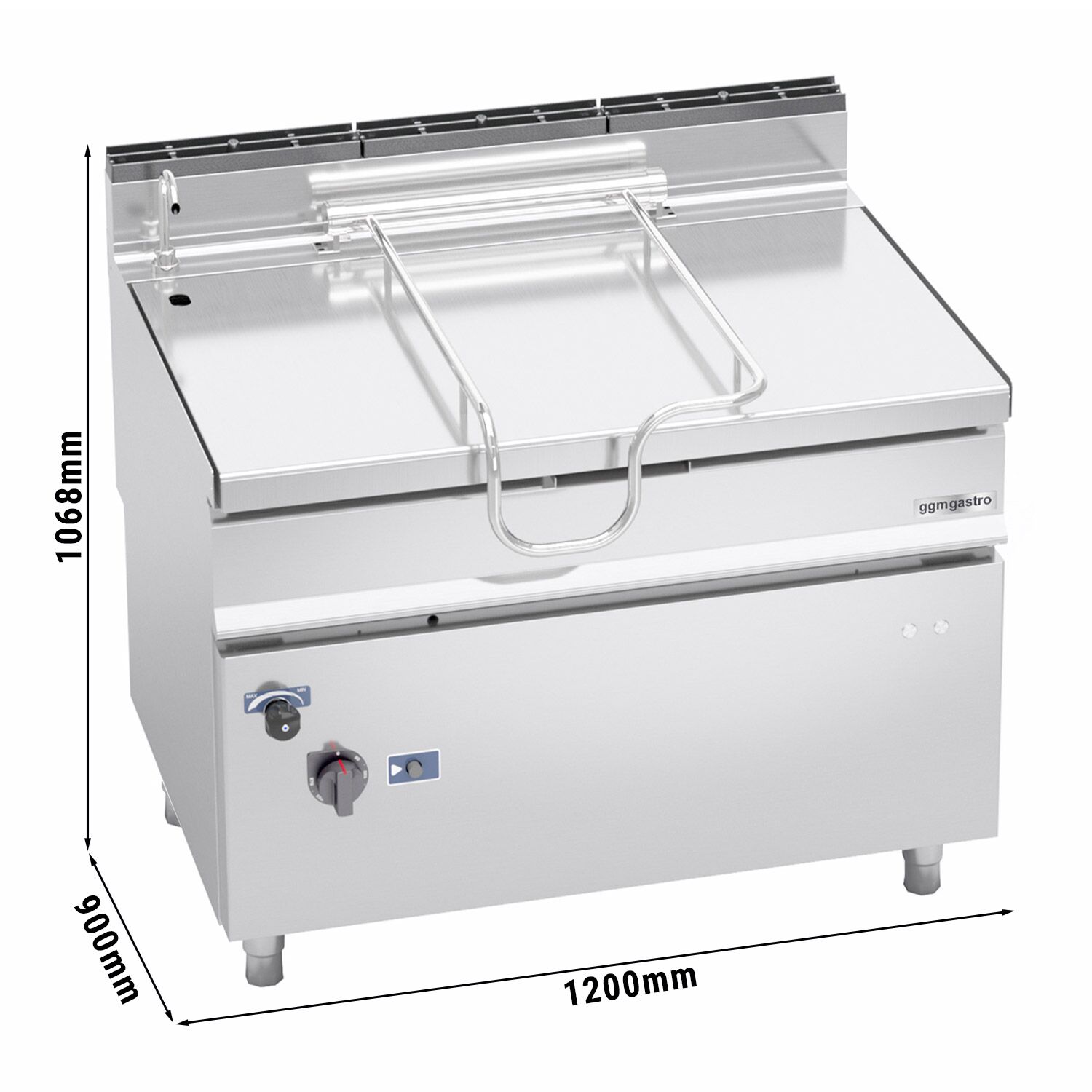 Sauteuse basculante à gaz – 120 litres – 30 kW