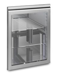 Porta de vidro para balcões de cerveja - articulada à direita