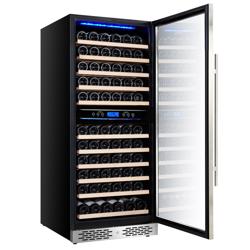 Cantinetta Vino Professionale - Lamiera preverniciata - Doppia temperatura - 350L - max. 116 bottiglie (0,75L)