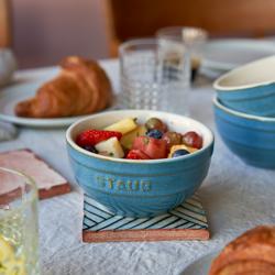 STAUB | CERAMIQUE - Σετ μπολ, 4 τεμάχια - Ø 120mm - Κεραμικό - Αντικέ τυρκουάζ