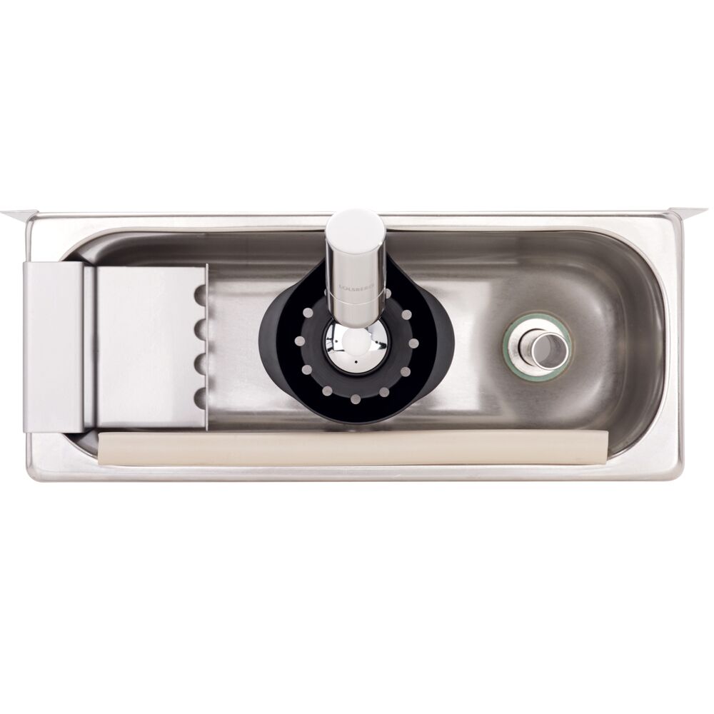 Lave-portionneur 269x110x115mm - avec clapet anti-retour (intégré) - incl. assiette-tamis