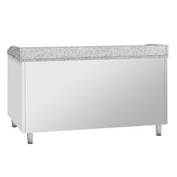 Banco pizza refrigerato PREMIUM PLUS - 1490x700mm - con 1 porta & 3 cassetti - piano in granito