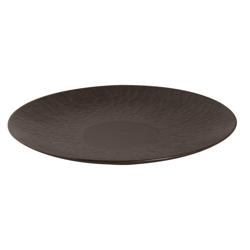 (6 pcs) RUST | Plate - flat - Stoneware - Ø270mm - Brown