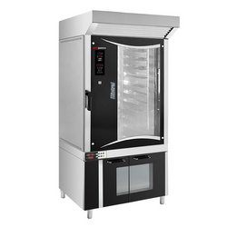 Bakkerij elektrische combisteamer - Digitaal - 10x EN 80x40 - incl. afzuigkap, rijskast & wassysteem