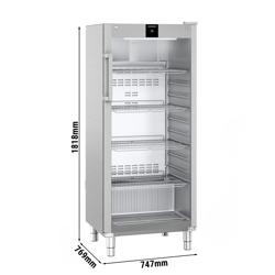 LIEBHERR | Jääkaappi ruostumatonta terästä PERFECTION - 600 L - GN 2/1 - muovinen sisustus - 1 lasiovi