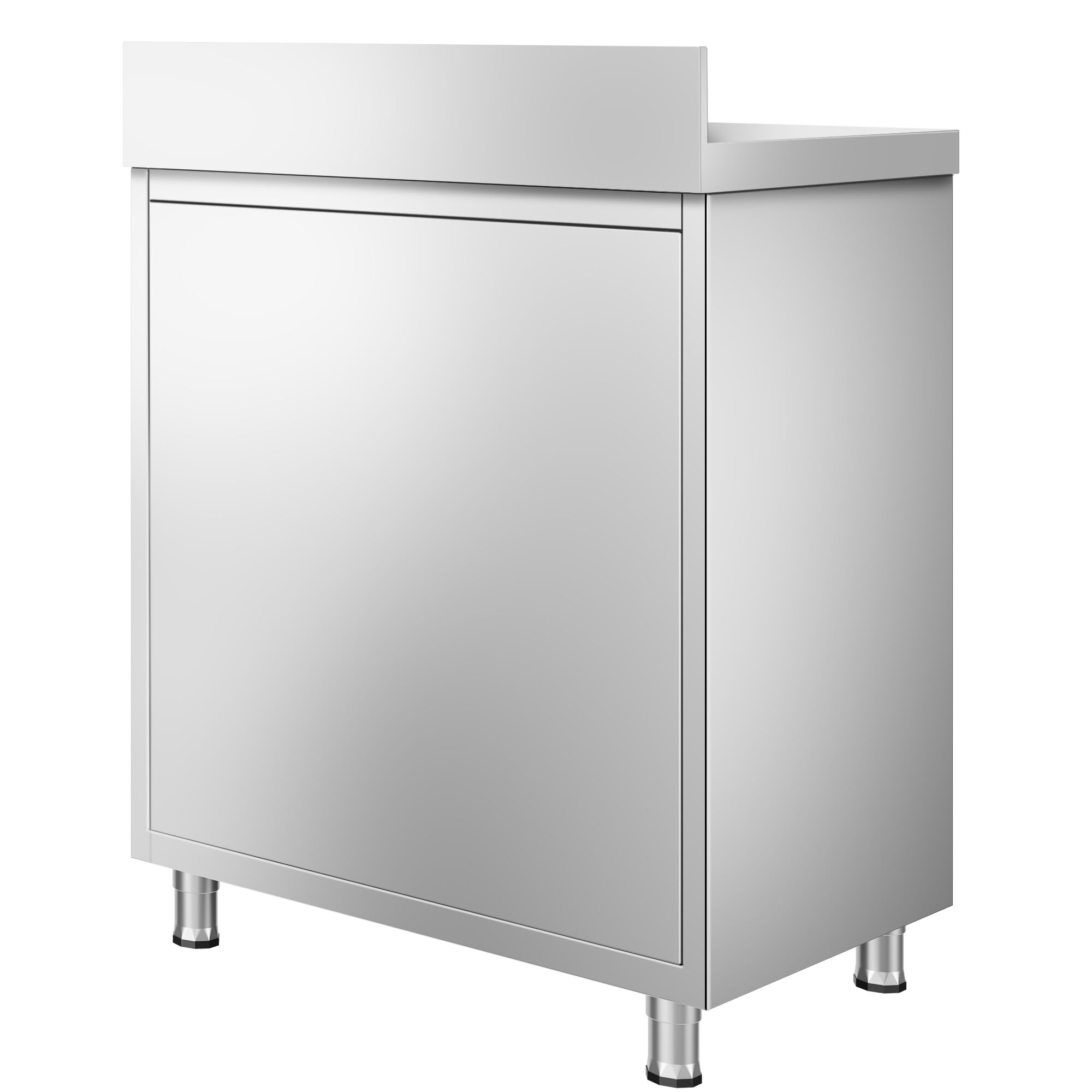 Table de préparation de cocktail - Acier inoxydable - 800x600mm - avec étagère basse