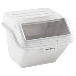 Bac à ingrédients - 40L - Polypropylène (PP) - Blanc - Empilable