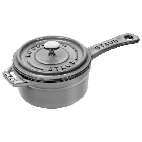 STAUB | SPECIALITIES - قدر صغير - قطر 100 مم - حديد زهر - رمادي غرافيتي