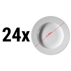 (24 piezas) PERA blanco - plato hondo - Ø 30 cm