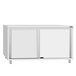 Edelstahl Arbeitsschrank ECO - 1600x600mm - mit Schiebetür